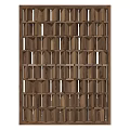 Partition solid wood partition device 3d model