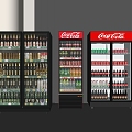 Refrigerator Cabinet Fresh-keeping Cabinet Freezer Display Cabinet Beverage Cabinet Wine Cabinet 3d model