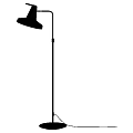 Modern Black Floor Lamp With Sleek Design And Adjustable Head For Living Room