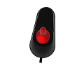 Offline voice bladed fan light controller Tmall Genie dimming color timing wind speed adjustable with backrest adjustable controller light bar controller handle remote control 3d model