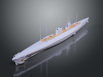 Ship Warship 3d model