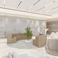 Modern Lounge Area Interior Design With Wooden Walls Sofas Chairs And Green Plant