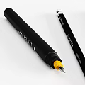 Black Liner 04 Pen Pencil With Fine Tip And Sleek Design Writing Tools Collection