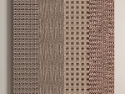 Decorative Wall Paneling With Various Textures And Modern Design For Interior Walls 3d model
