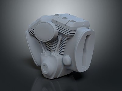 Modern Engine Racing Engine Racing Engine Car Engine 3d model