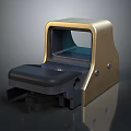 Infrared Steiner Laser Pistol Light Source Firearm Sight Firearm Device 3d model