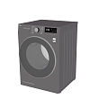 modern washing machine heat pump tumble dryer washing machine 3d model