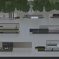 Modern Landscape Wall Designs With Stone Metal Panels Greenery And Water Features