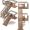 Nordic staircase 3d model