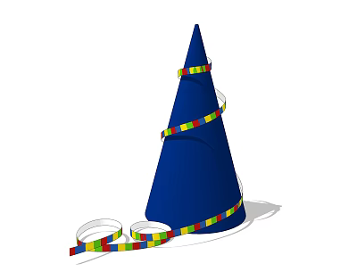 Birthday Hat 3d model
