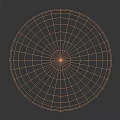 Marble Sphere Component With Natural Texture Surrounded By Matching Walls And Floor