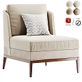 Modern Single Sofa 3d model