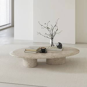 Quiet Wind Stone Tea Table 3d model
