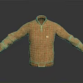 Orange Casual Jacket With Zipper Front And Long Sleeves For Daily Use