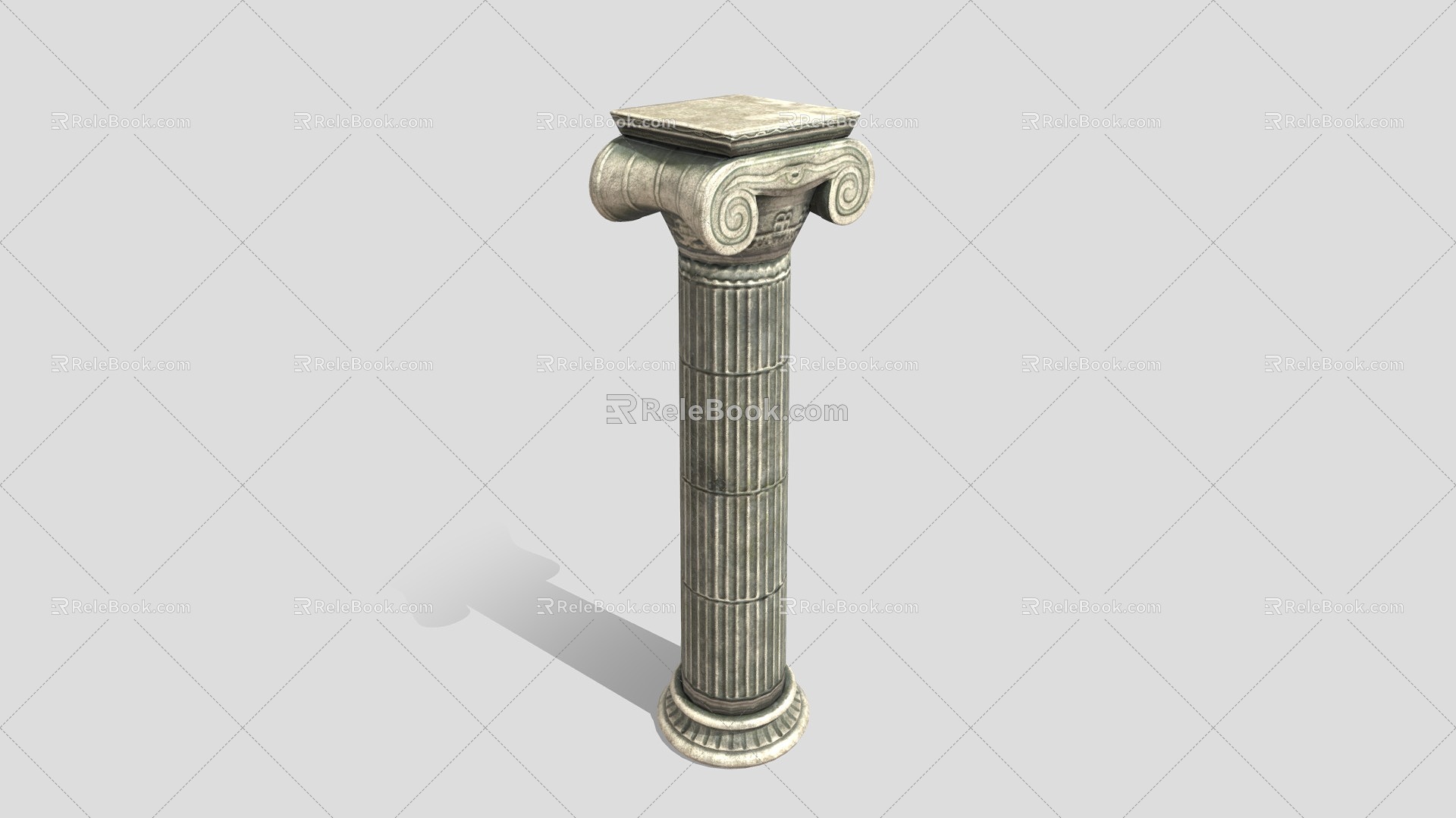 European Roman Column Ion Column model