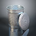 Realistic Bucket Container 3d model