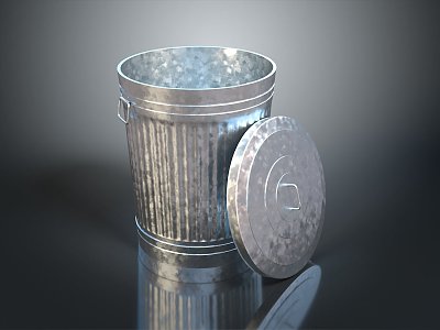 Realistic Bucket Container 3d model