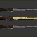 Vintage Revolver Collection With Wooden Grips Metal Barrels And Different Color Finishes