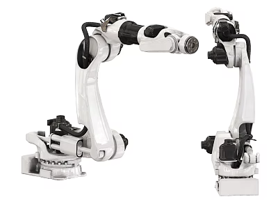Industrial Robotic Arms For Automated Manufacturing And Precision Handling Operations 3d model