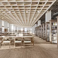 Library 3d model