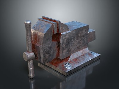 Vise vise tools Hardware tools Processing tools Furniture Realistic 3d model