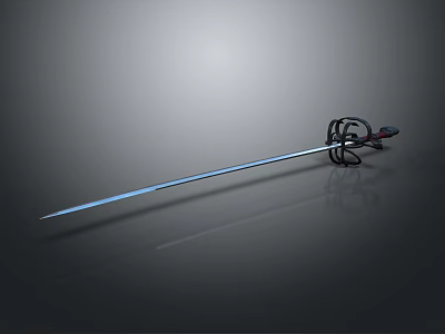 Officer Sword Sword Long Sword Sheath Sword Samurai Sword Samurai Sword Accessories Soldier Sword Knight Sabre 3d model