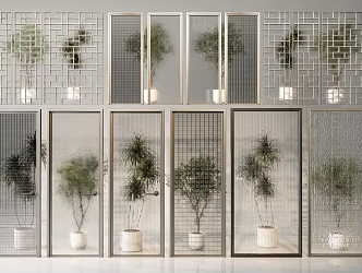 Modern Changhong Frosted Glass Single Door Changhong Frosted Glass Partition Screen Aluminum Alloy Door Changhong Glass Door Transparent Kitchen Bathroom Glass Door 3d model
