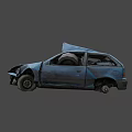 Compact wreckage 3d model