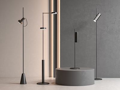 Modern floor lamp 3d model