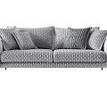 Modern double sofa 3d model