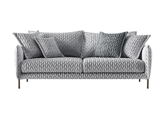 Modern double sofa 3d model