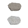 Textured Stone Coffee Tables With Irregular Shapes In Light And Gray Tones