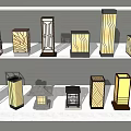 Modern Outdoor Lights With Various Designs Geometric Shapes And Stylish Lampshades For Home Garden