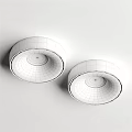 Modern LED Downlights and Spotlights with Round White and Black Design for Home Ceiling Lighting