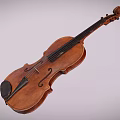 Vintage Wooden Violin Classic Musical Instrument With Rich Brown Finish And Fine Craftsmanship