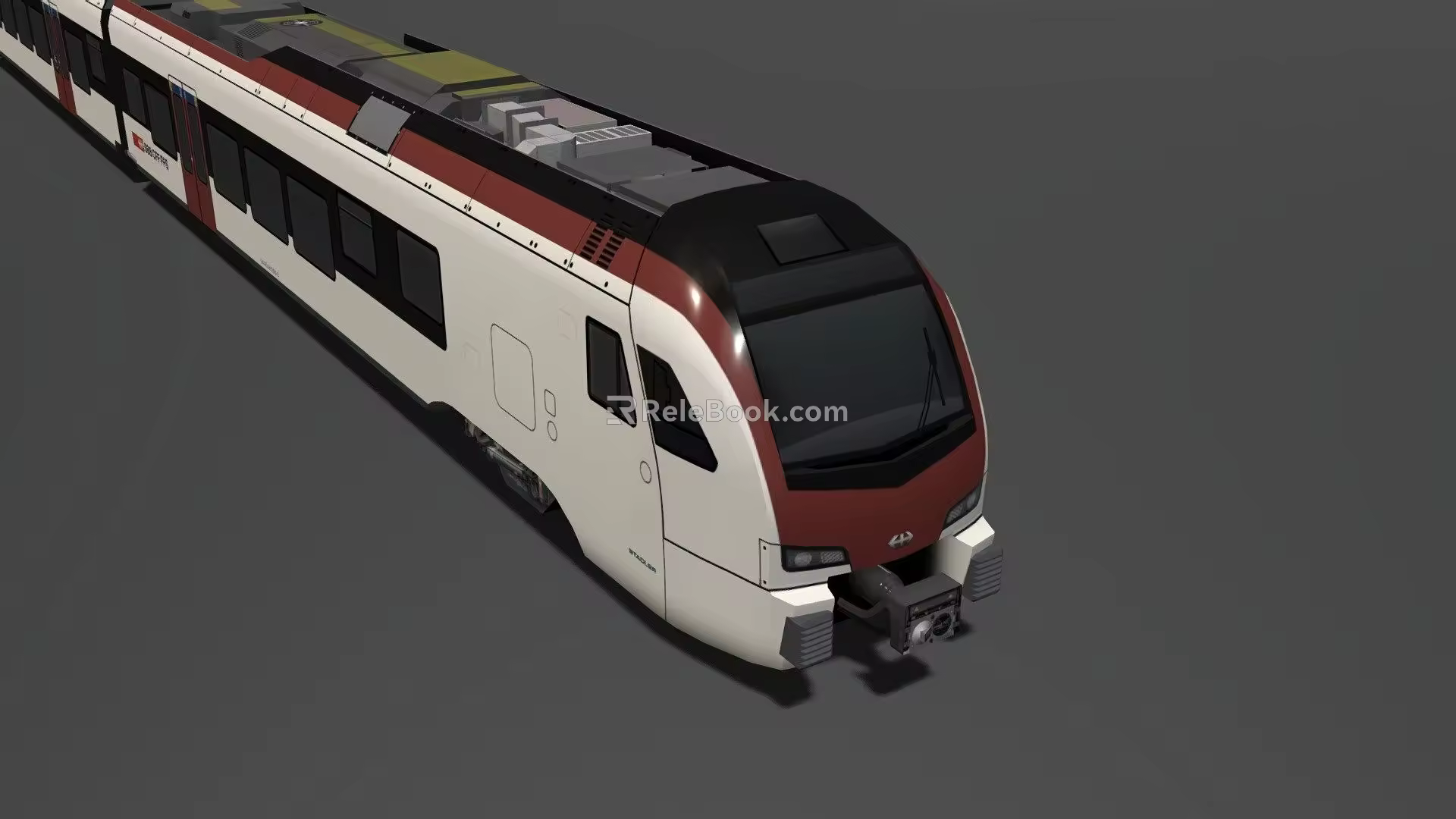 Swiss Federal Railways High Speed Rail 3d model