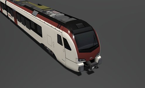 Swiss Federal Railways High Speed Rail 3d model