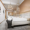 Modern Hair Salon Interior With Stylish Chairs Oval Mirrors And Pendant Lighting