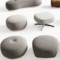 Minotti stool combination 3d model