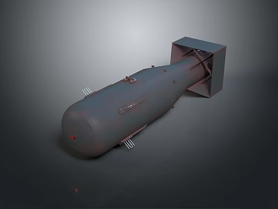Bomb Missile Airborne Missile Shipborne Missile Cruise Missile High Altitude Bomb Guided Weapon Cruise Weapon 3d model