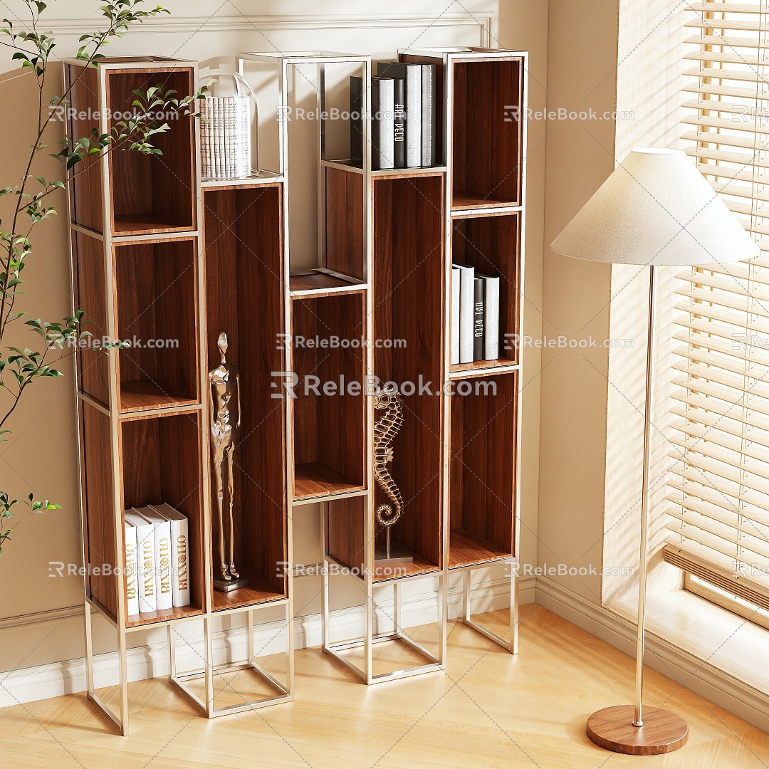 Shelf Bookshelf 3d model