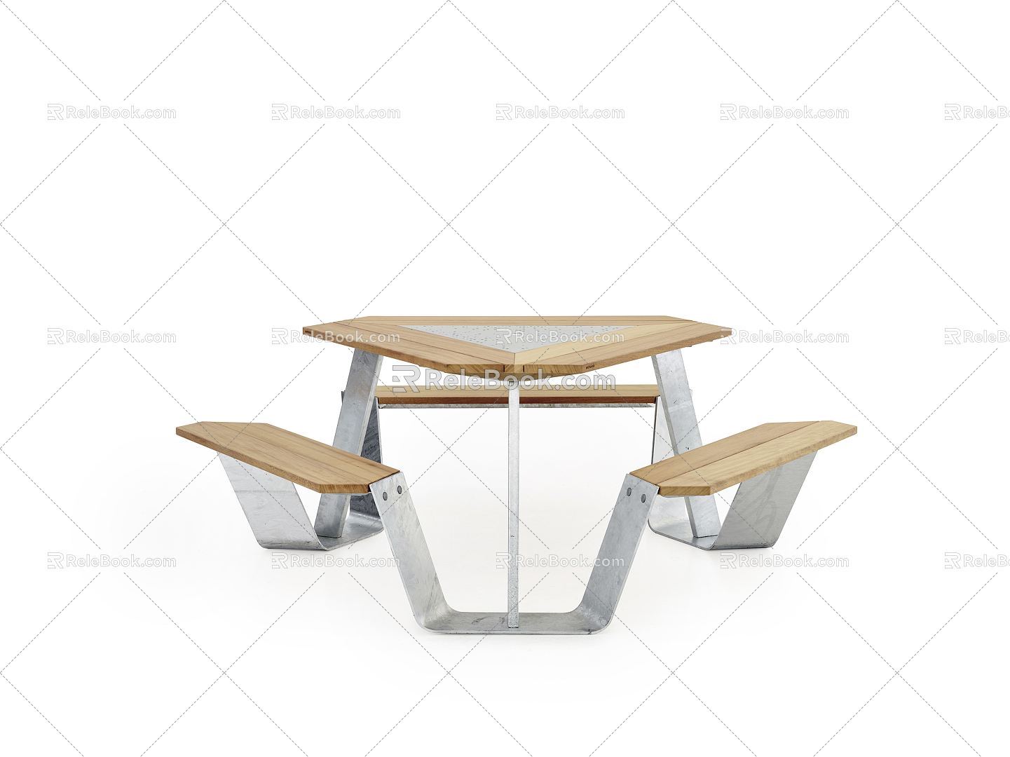 Industrial LOFT outdoor table 3d model