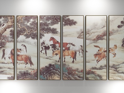 New Chinese Animal Painting Decorative Painting model