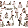 Life Characters Children Multi-angle 3d model