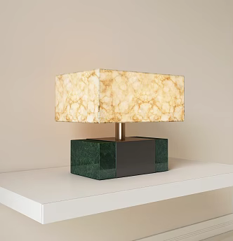 Modern Light Luxury Table Lamp Transparent Stone Table Lamp Front Desk Lamp Living Room Table Lamp Metal Table Lamp Bedside Table Lamp Study Table Lamp 3d model
