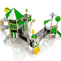 Outdoor Combination Slide Children's Combination Slide Combination Slide Outdoor Slide Children's Slide Slide 3d model