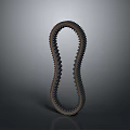 Practical Gear Shaped Rubber Drive Belt For Household Daily Life Use