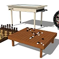 Indoor Game Equipment Including Air Hockey Table Dartboard Chessboard And Go Board