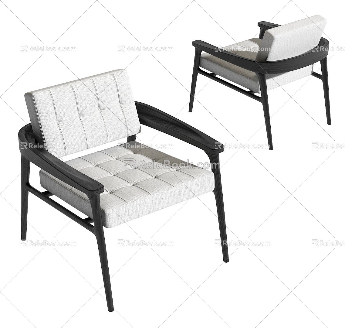 Quiet Wind Leisure Chair 3d model