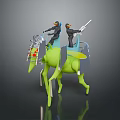 Mech Warrior Mech Soldier Machine Battlearm Mechanical Battlearm Machine Fighter Robot 3d model
